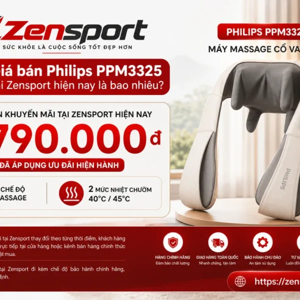 Giá bán Philips PPM3325 tại Zensport hiện nay là bao nhiêu