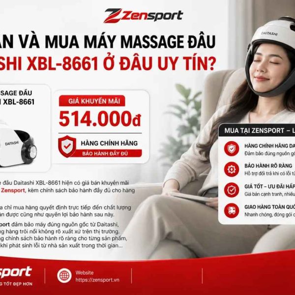 Giá bán và mua máy massage đầu Daitashi XBL-8661 ở đâu uy tín