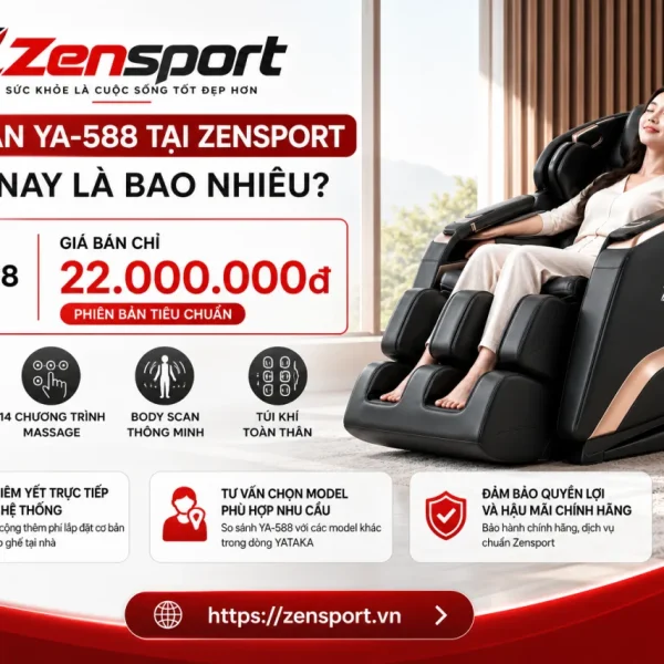 Giá bán YA-588 tại Zensport hiện nay là bao nhiêu