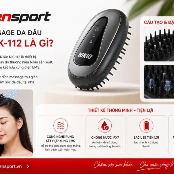 Lược massage da đầu Nikio NK-112