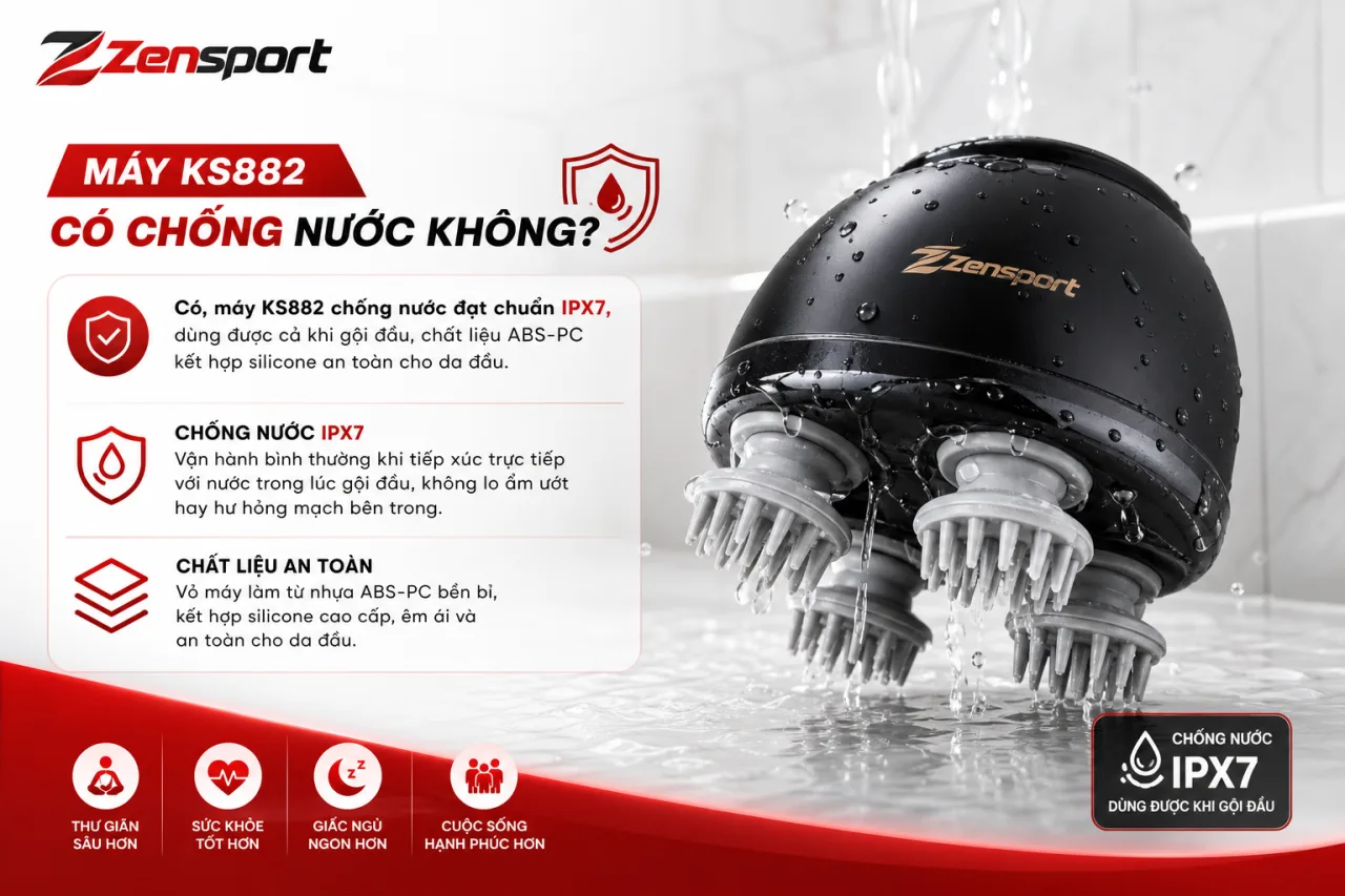 Máy KS882 có chống nước không Máy KS882 có chống nước không