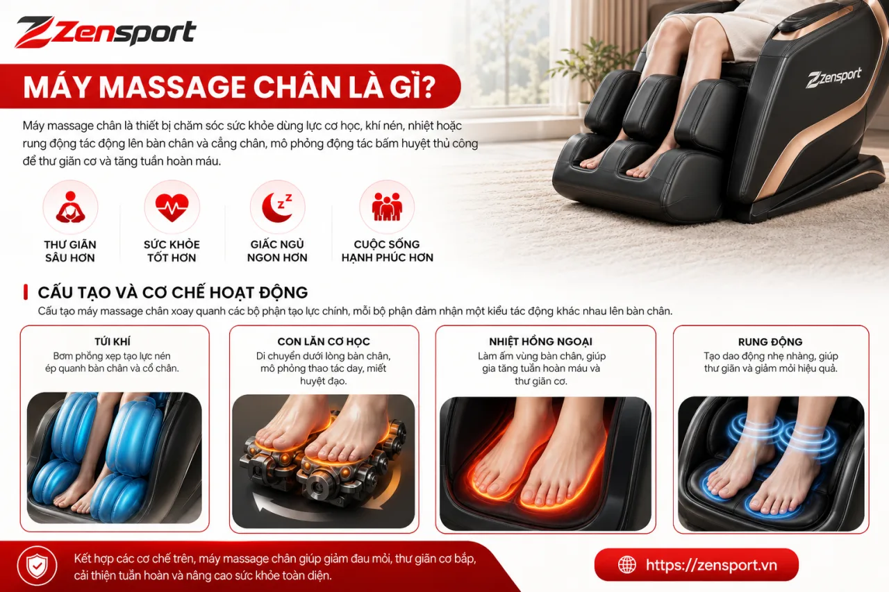 Máy massage chân