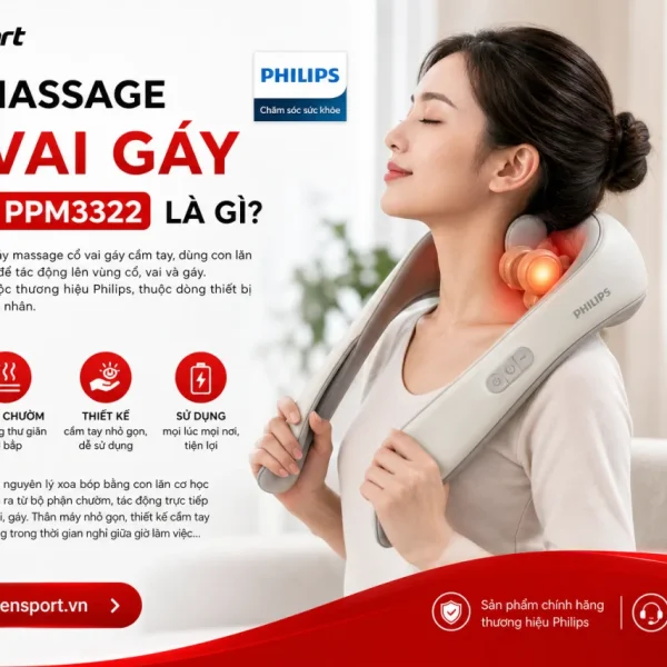Máy massage cổ vai gáy Philips PPM3322