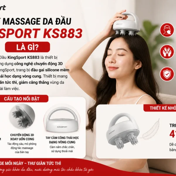 Máy Massage Da Đầu KingSport KS883