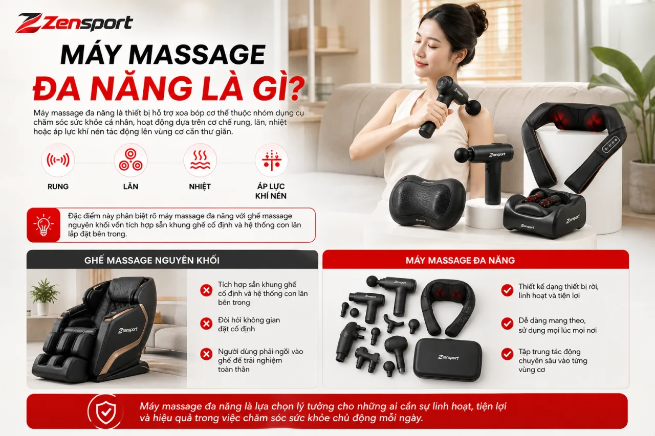 Máy massage đa năng Máy massage đa năng