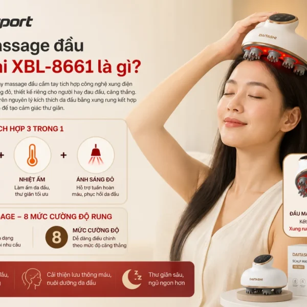 Máy massage đầu Daitashi XBL-8661