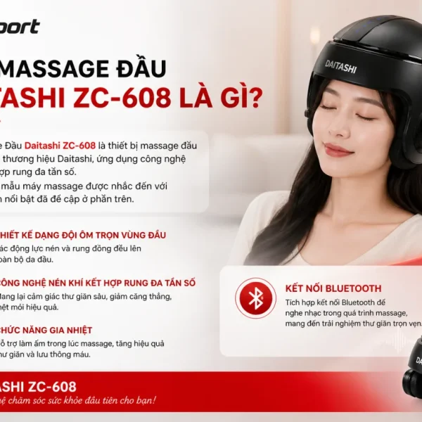 Máy Massage Đầu Daitashi ZC-608