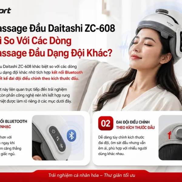 Máy Massage Đầu Daitashi ZC-608 Khác Gì So Với Các Dòng Máy Massage Đầu Dạng Đội Khác