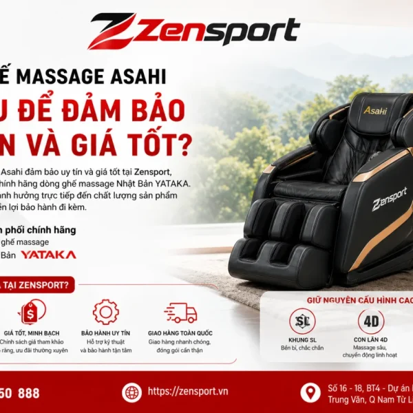 Mua Ghế Massage Asahi Ở Đâu Để Đảm Bảo Uy Tín Và Giá Tốt