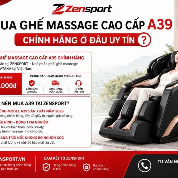 Mua Ghế Massage Cao Cấp A39 chính hãng uy tín?