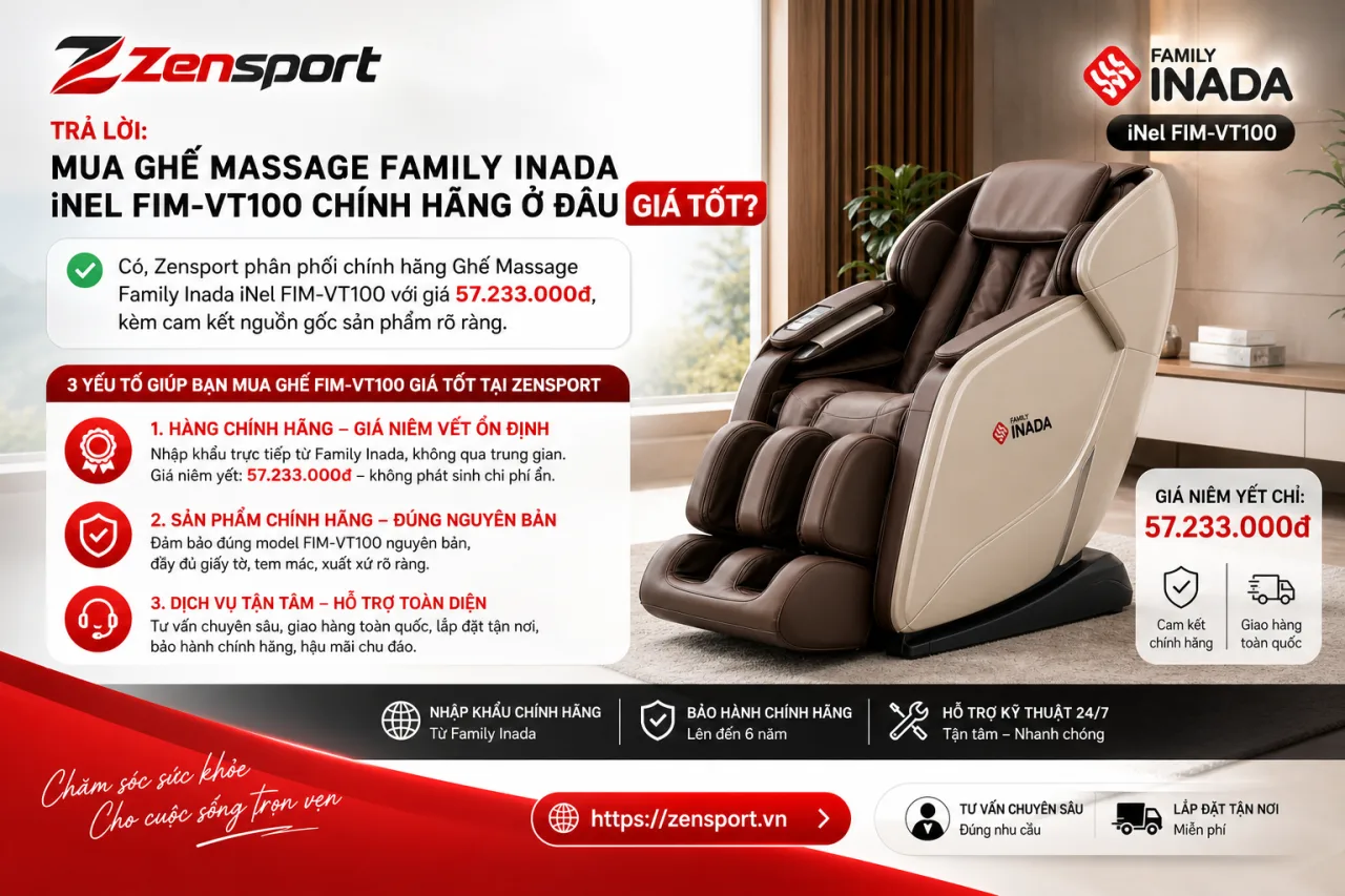 Mua Ghế Massage Family Inada iNel FIM-VT100 Chính Hãng Ở Đâu Giá Tốt Mua Ghế Massage Family Inada iNel FIM-VT100 Chính Hãng Ở Đâu Giá Tốt