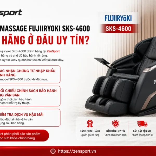 Mua Ghế Massage Fujiiryoki SKS-4600 Chính Hãng Ở Đâu Uy Tín