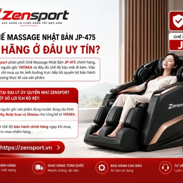 Mua Ghế Massage Nhật Bản JP-475 chính hãng ở đâu uy tín