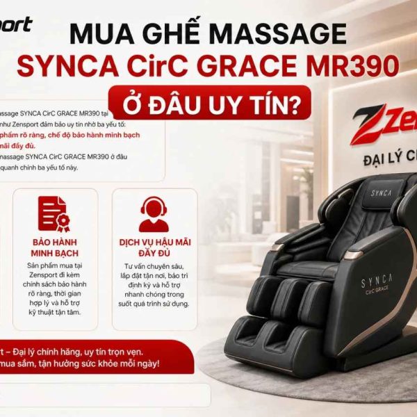 Mua Ghế Massage Nhật Bản SYNCA CirC GRACE MR390 Ở Đâu Uy Tín?