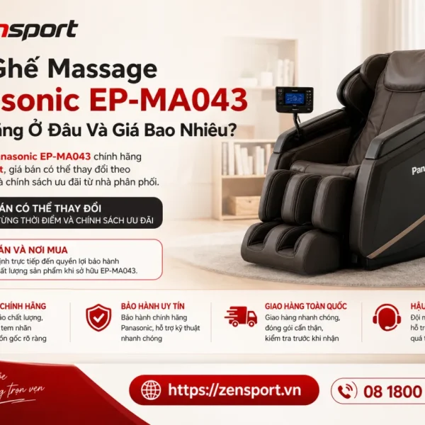 Mua Ghế Massage Panasonic EP-MA043 Chính Hãng Ở Đâu Và Giá Bao Nhiêu
