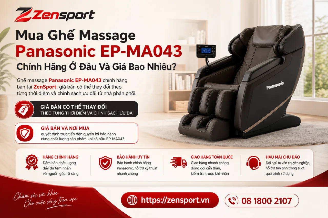 Mua Ghế Massage Panasonic EP-MA043 Chính Hãng Ở Đâu Và Giá Bao Nhiêu Mua Ghế Massage Panasonic EP-MA043 Chính Hãng Ở Đâu Và Giá Bao Nhiêu