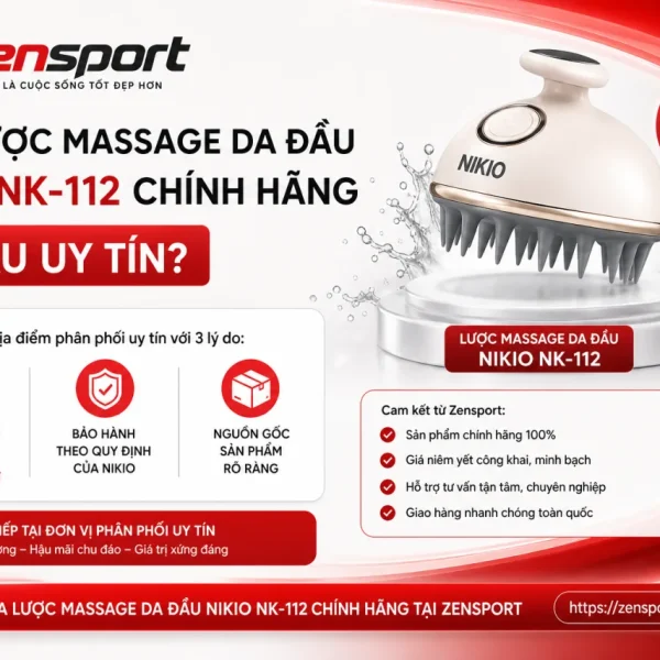 Mua Lược massage da đầu Nikio NK-112 chính hãng ở đâu uy tín