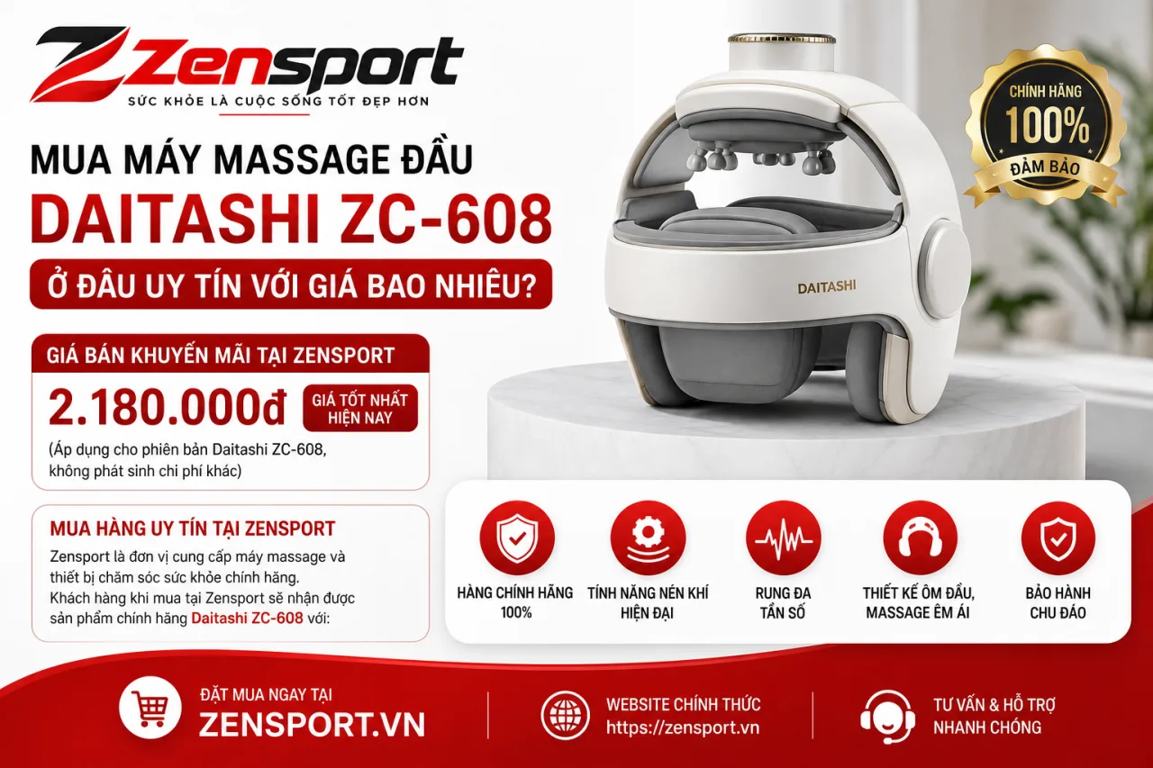 Mua Máy Massage Đầu Daitashi ZC-608 Ở Đâu Uy Tín Với Giá Bao Nhiêu Mua Máy Massage Đầu Daitashi ZC-608 Ở Đâu Uy Tín Với Giá Bao Nhiêu