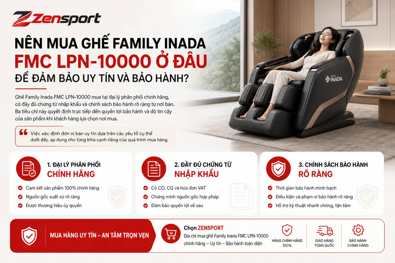 Nên Mua Ghế Family Inada FMC LPN-10000 Ở Đâu Để Đảm Bảo Uy Tín Và Bảo Hành Nên Mua Ghế Family Inada FMC LPN-10000 Ở Đâu Để Đảm Bảo Uy Tín Và Bảo Hành