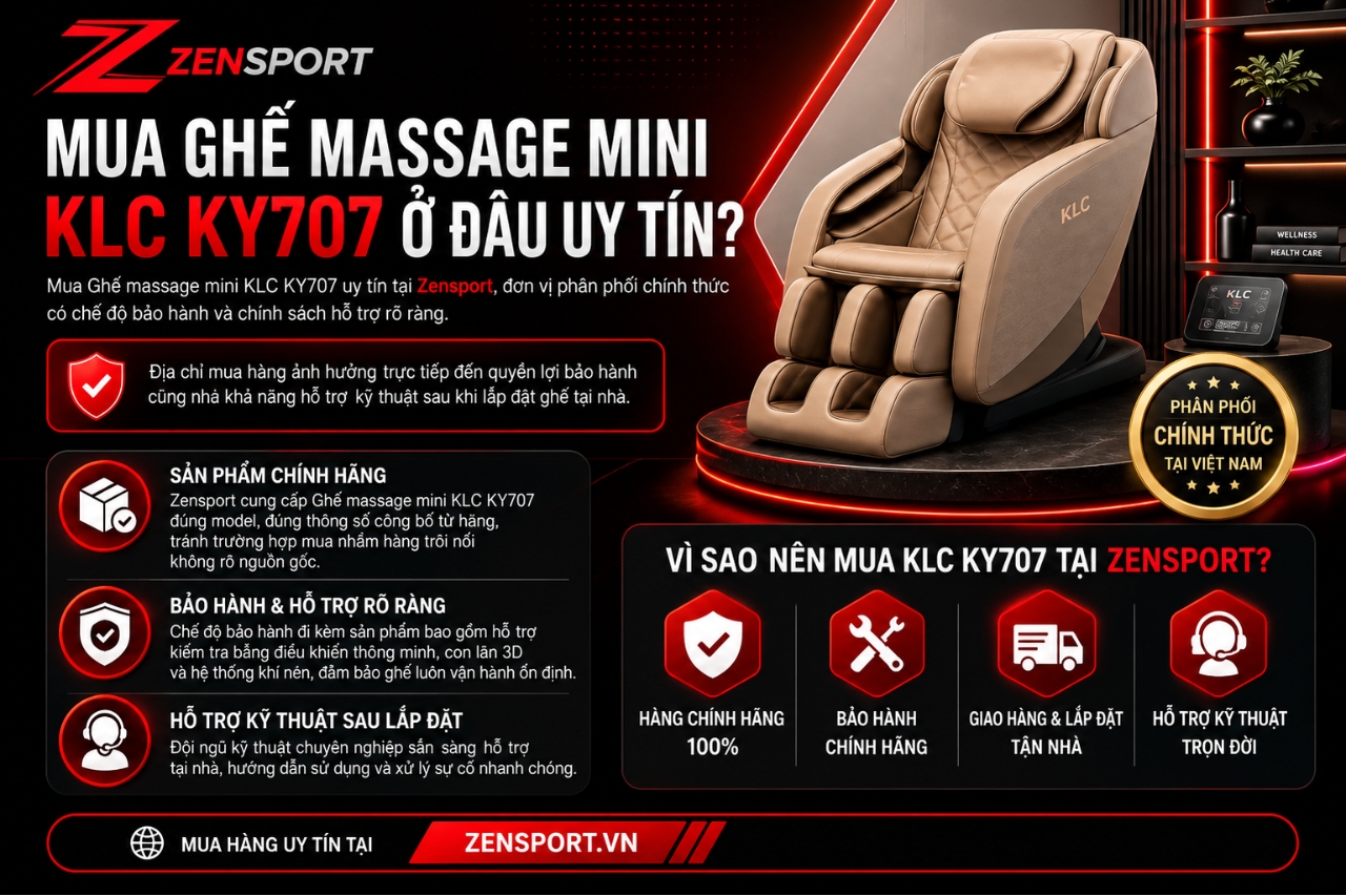 Mua Ghế massage mini KLC KY707 ở đâu uy tín