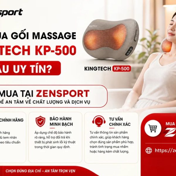 Nên mua gối massage KingTech KP-500 ở đâu uy tín?