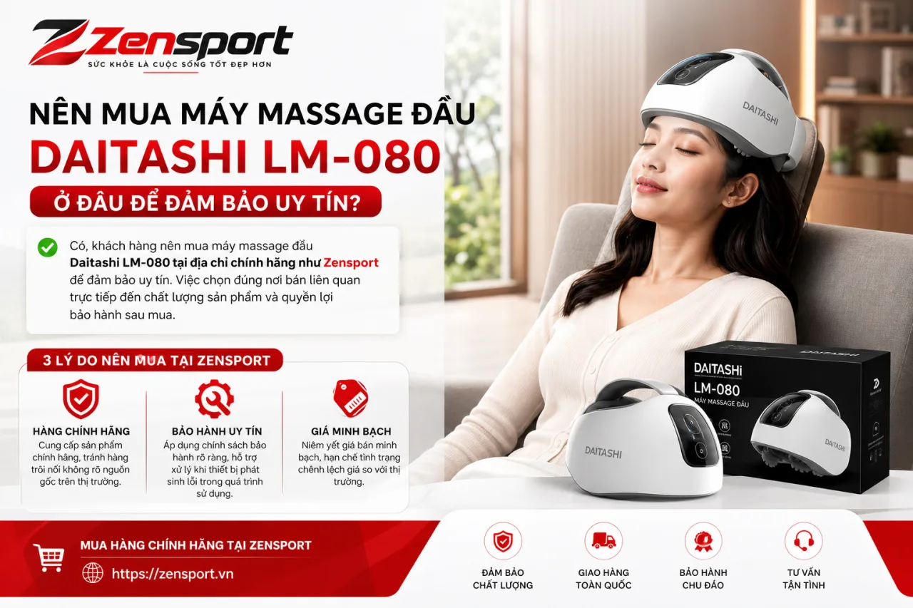 Nên mua Máy massage đầu Daitashi LM-080 ở đâu để đảm bảo uy tín Nên mua Máy massage đầu Daitashi LM-080 ở đâu để đảm bảo uy tín