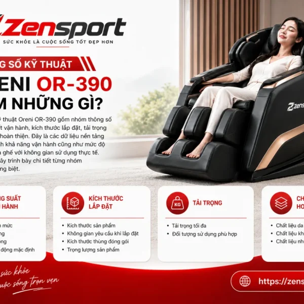Thông số kỹ thuật Oreni OR-390 gồm những gì