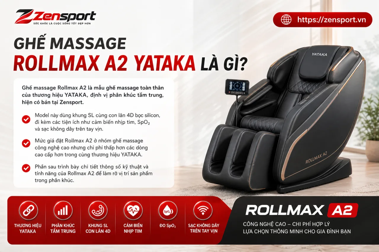 Ghế massage Rollmax A2 YATAKA Ghế massage Rollmax A2 YATAKA