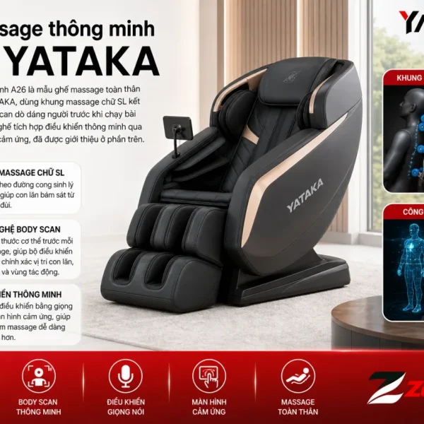 Ghế massage thông minh A26 YATAKA